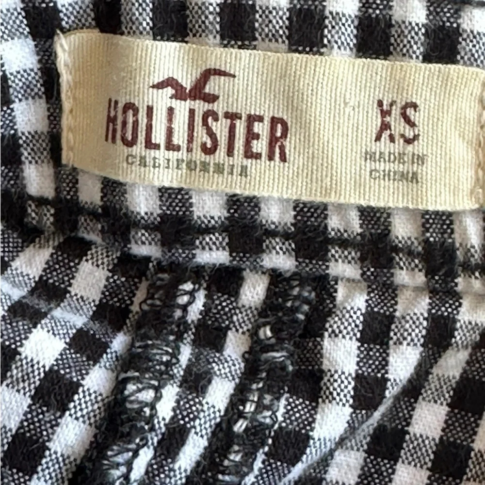 HOLLISTER WOMENS FITTED MINI CHECKERED SKIRT SZ XS - Picture 6 of 11
